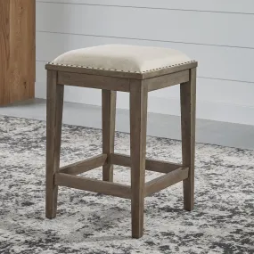 Americana Farmhouse 615-OT9001 Uph Console Stool