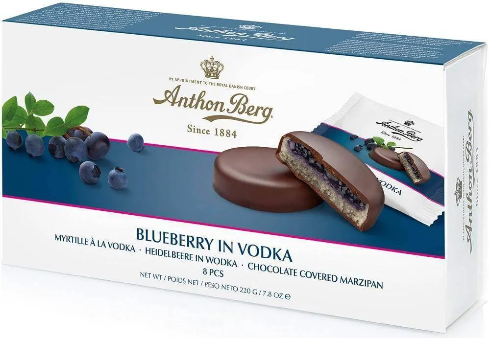 Anthon Berg Blueberry in Vodka 220g