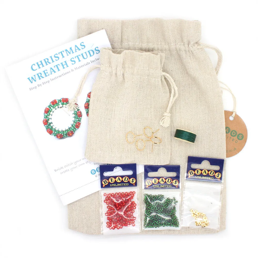 Christmas Wreath Studs Kit