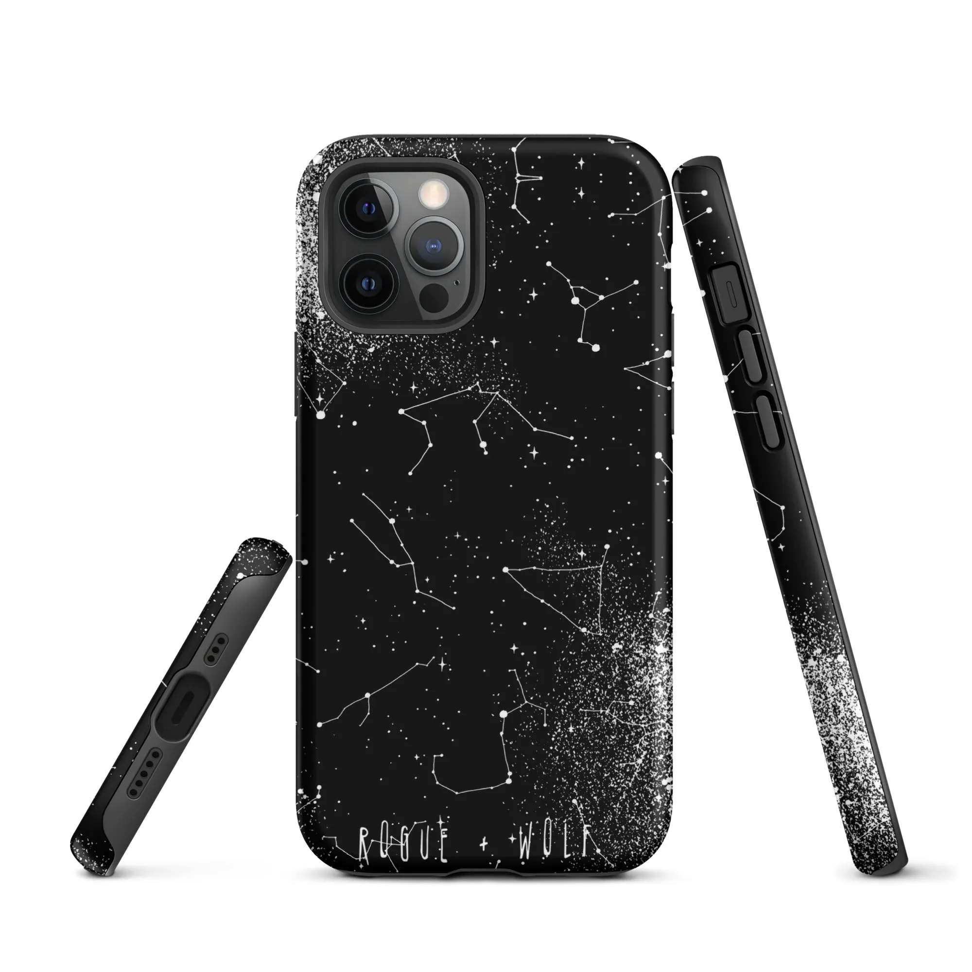 Constellation Tough Phone Case for iPhone - Shockproof Anti-scratch Goth Witchy Phone Cover Gothic Christmas Gifts