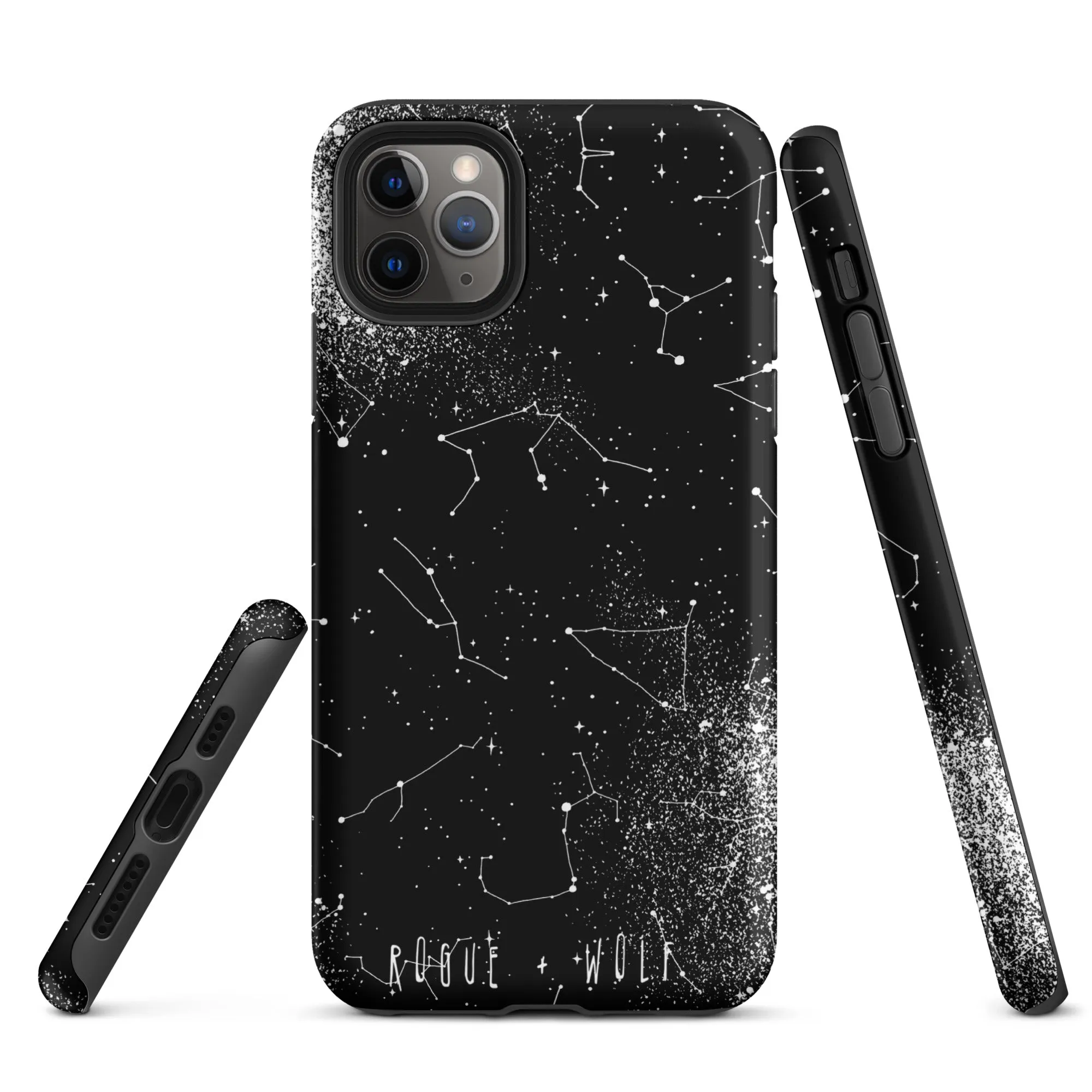 Constellation Tough Phone Case for iPhone - Shockproof Anti-scratch Goth Witchy Phone Cover Gothic Christmas Gifts