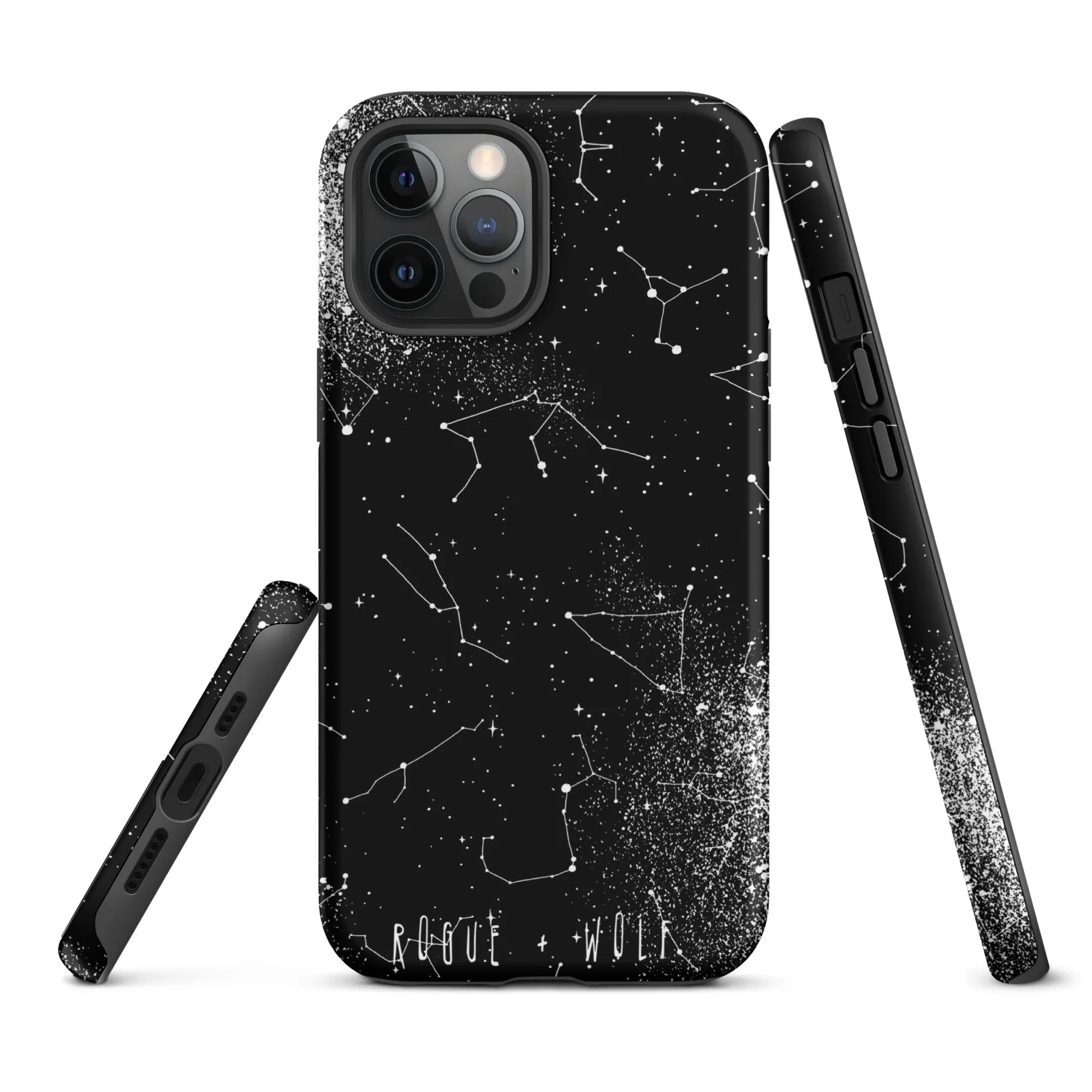 Constellation Tough Phone Case for iPhone - Shockproof Anti-scratch Goth Witchy Phone Cover Gothic Christmas Gifts