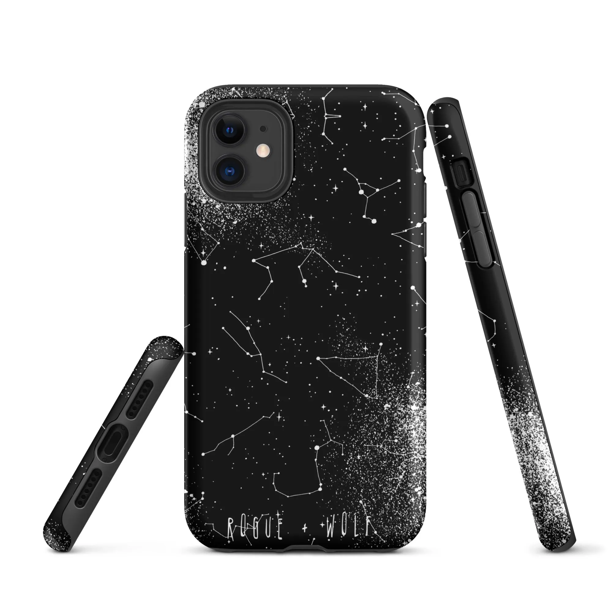 Constellation Tough Phone Case for iPhone - Shockproof Anti-scratch Goth Witchy Phone Cover Gothic Christmas Gifts