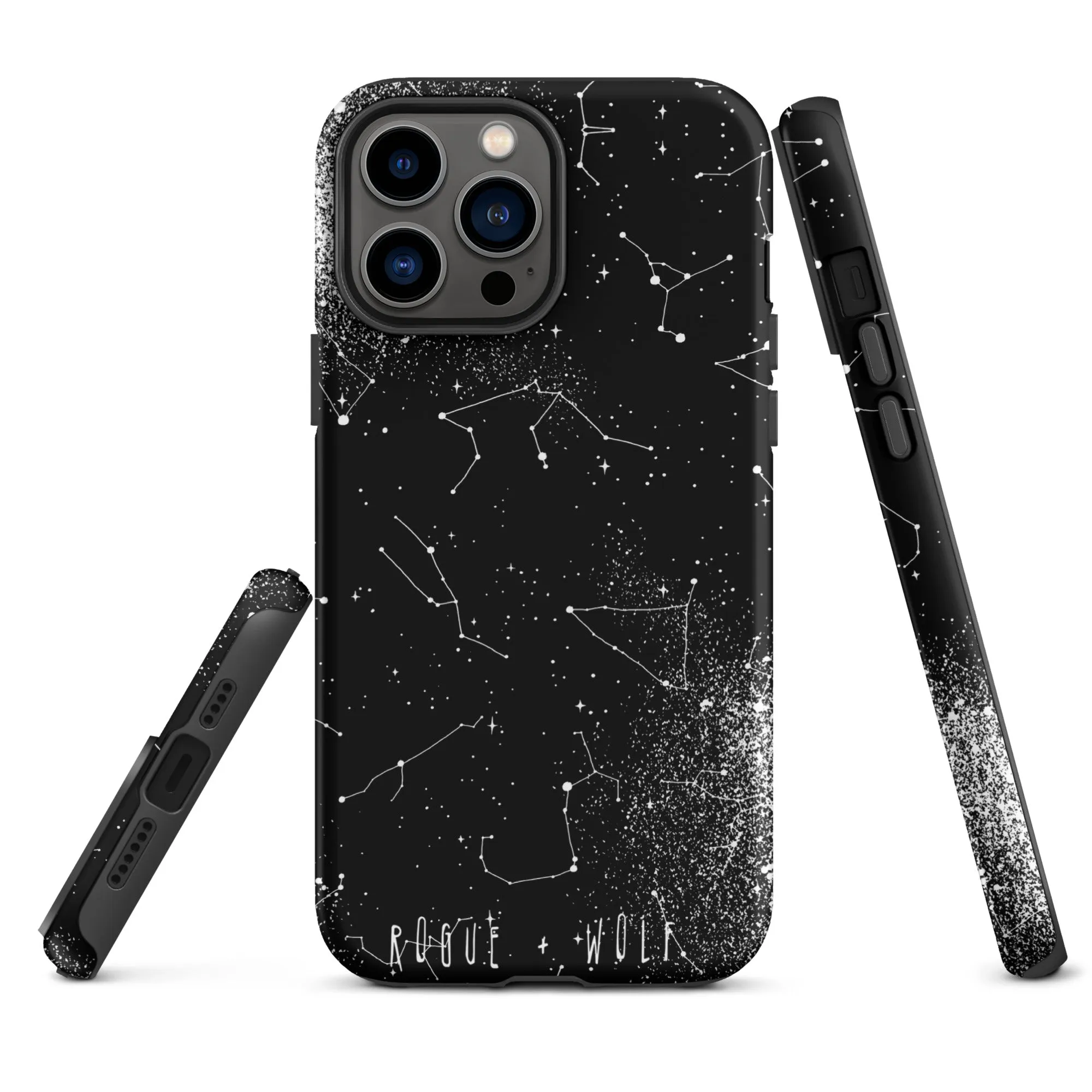 Constellation Tough Phone Case for iPhone - Shockproof Anti-scratch Goth Witchy Phone Cover Gothic Christmas Gifts