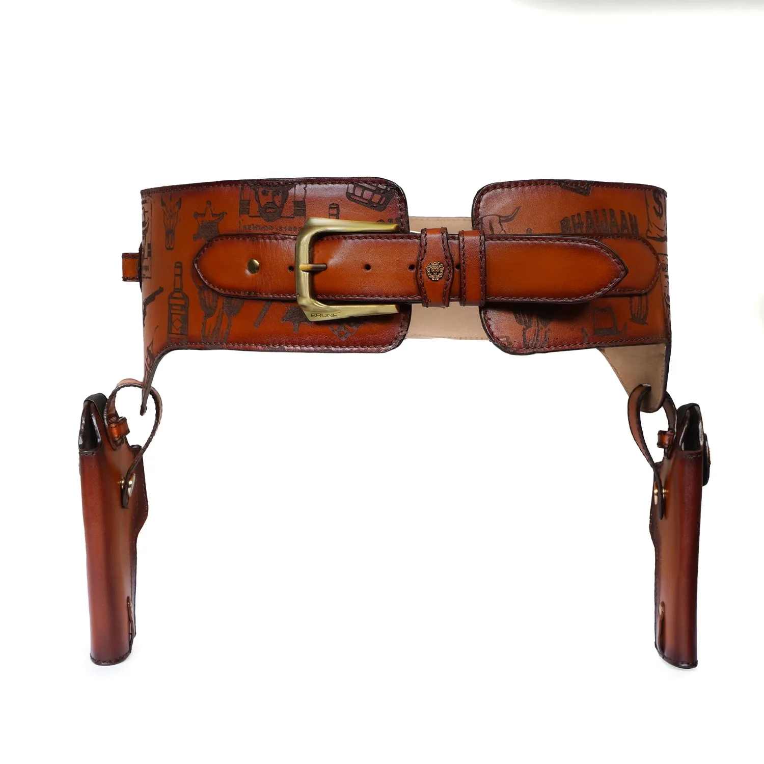 Cowboy Gun & Bullet Holster Belt