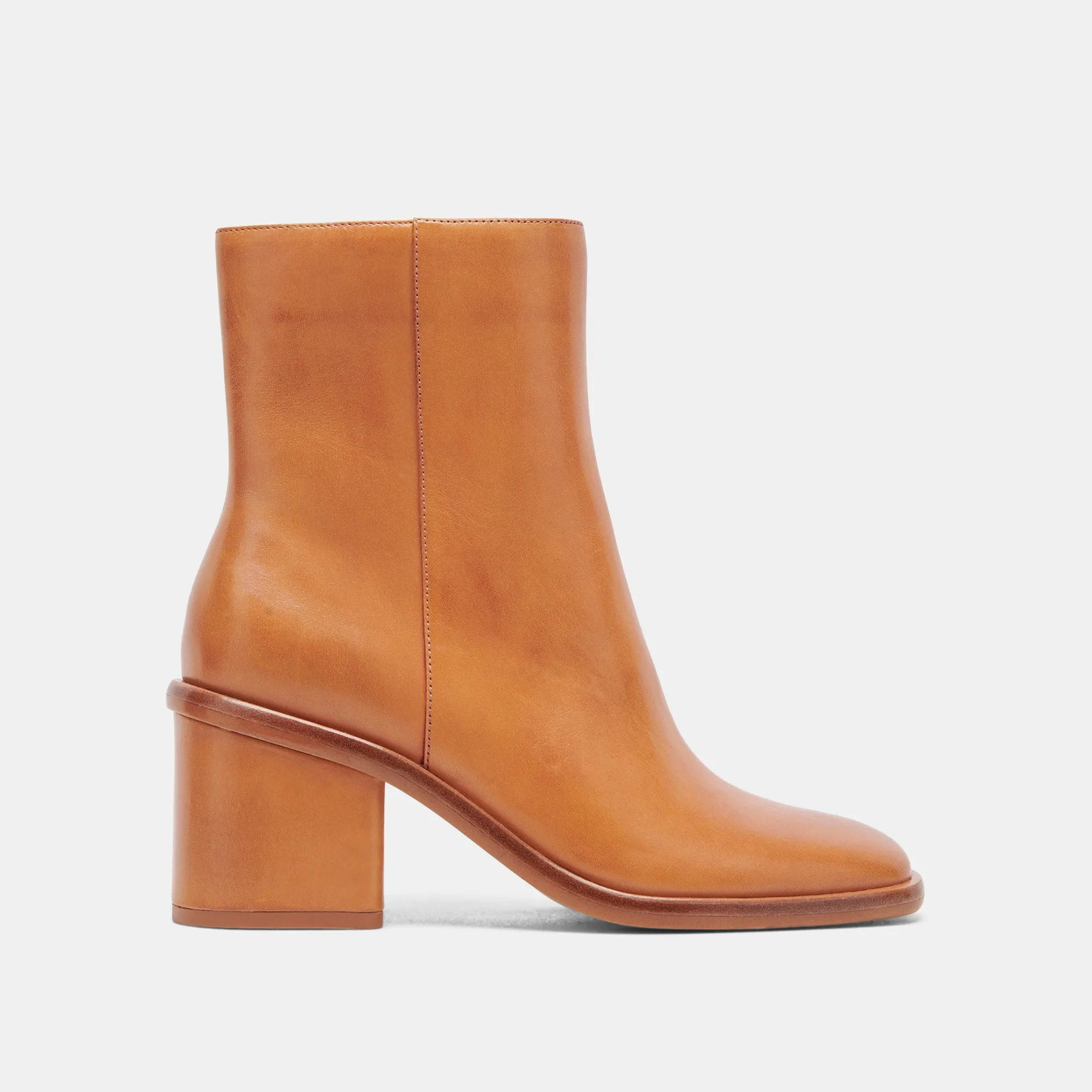 DAPPER BOOTIES TAN LEATHER