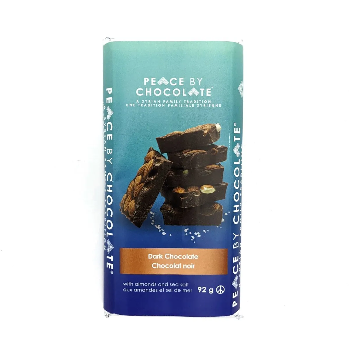 Dark Chocolate w/ Almonds & Sea Salt Bar