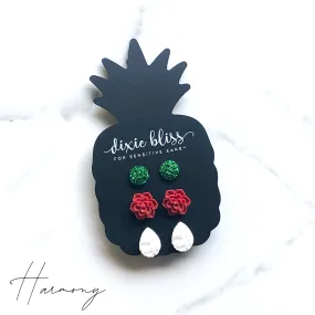 Harmony - Dixie Bliss - Trio Stud Earring Set