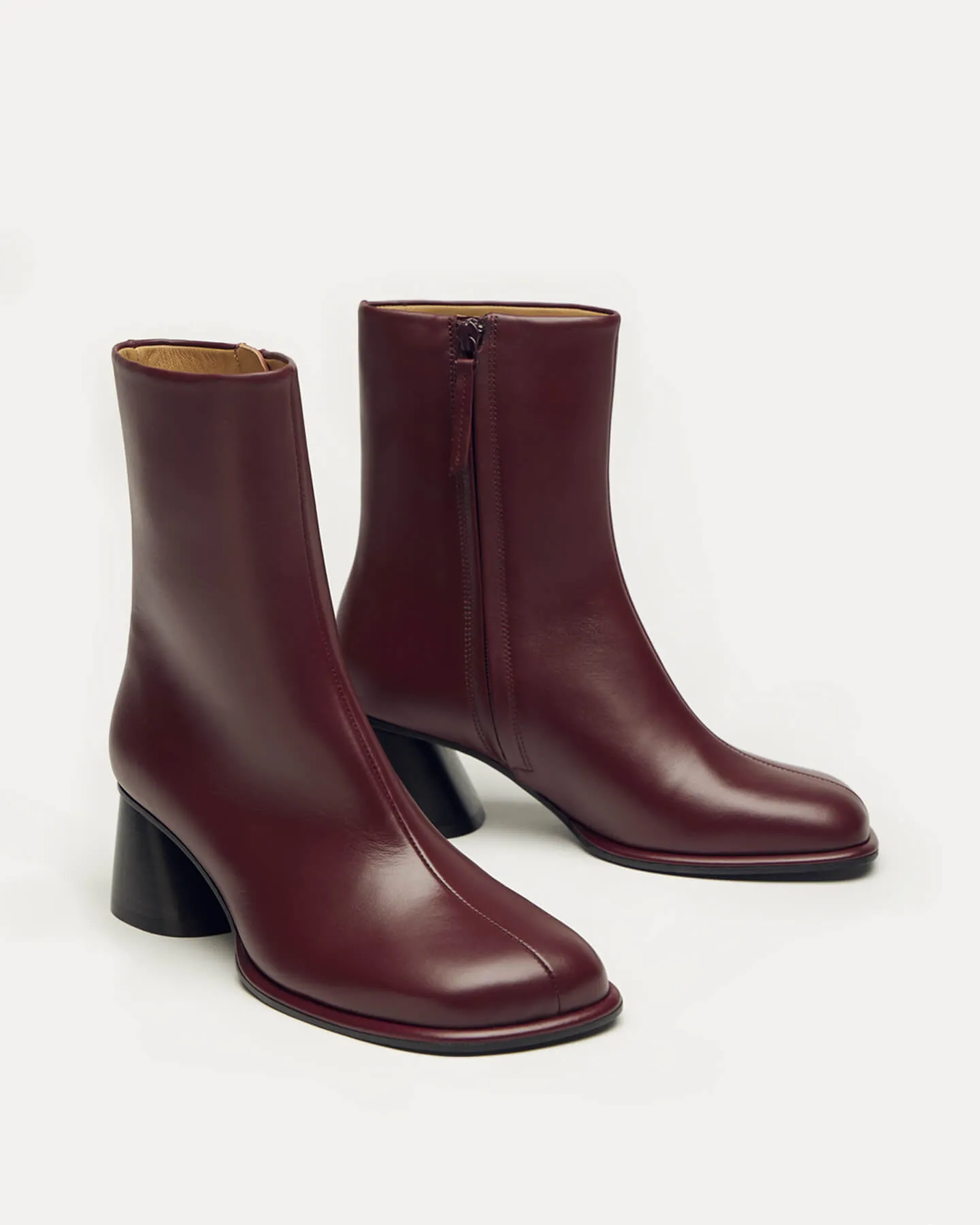 Holton Smooth Leather Heeled Boots