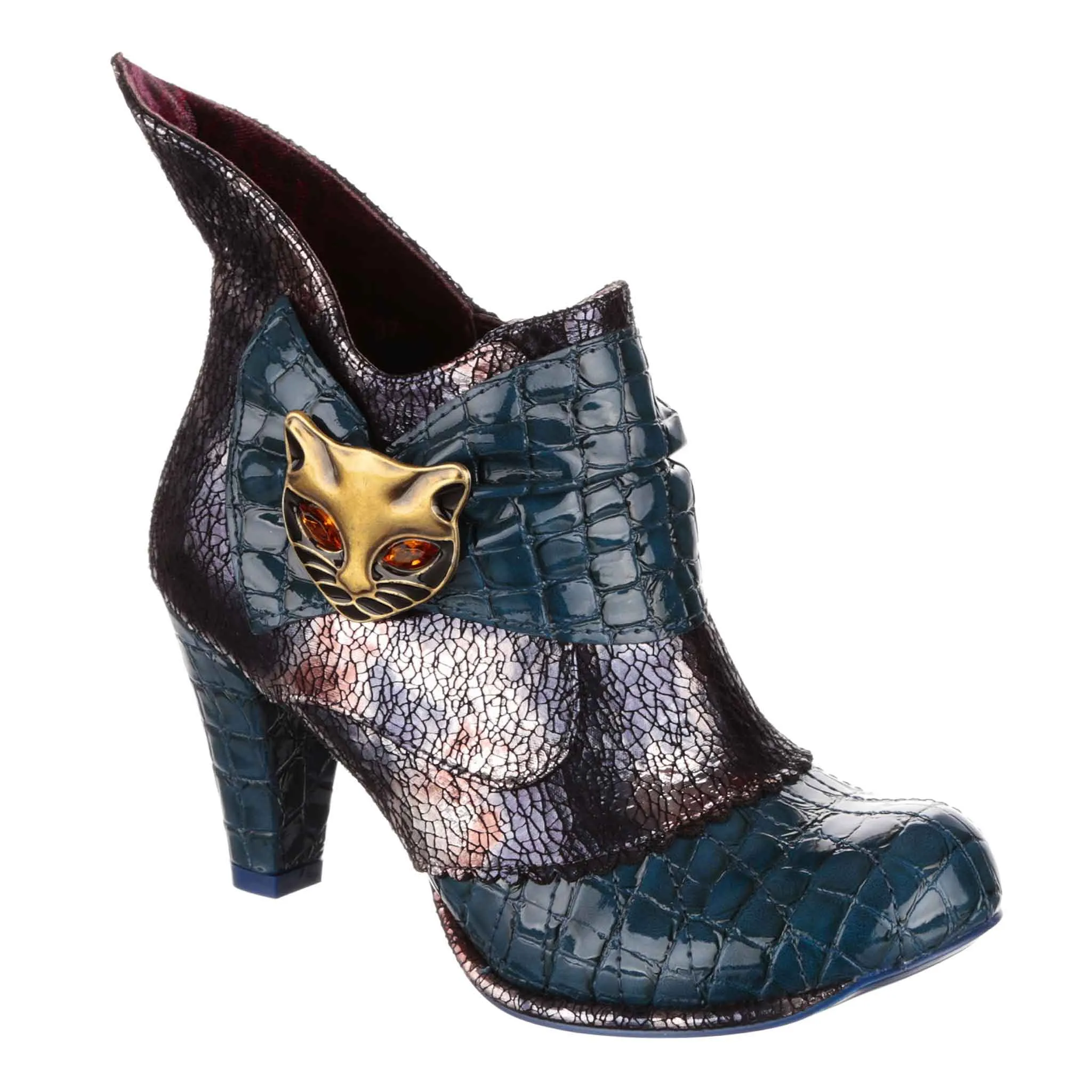 Irregular Choice Womens Miaow High Heels - Navy