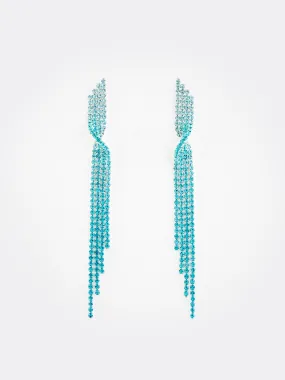 Jewelled Twist Ombre Fringe Earring