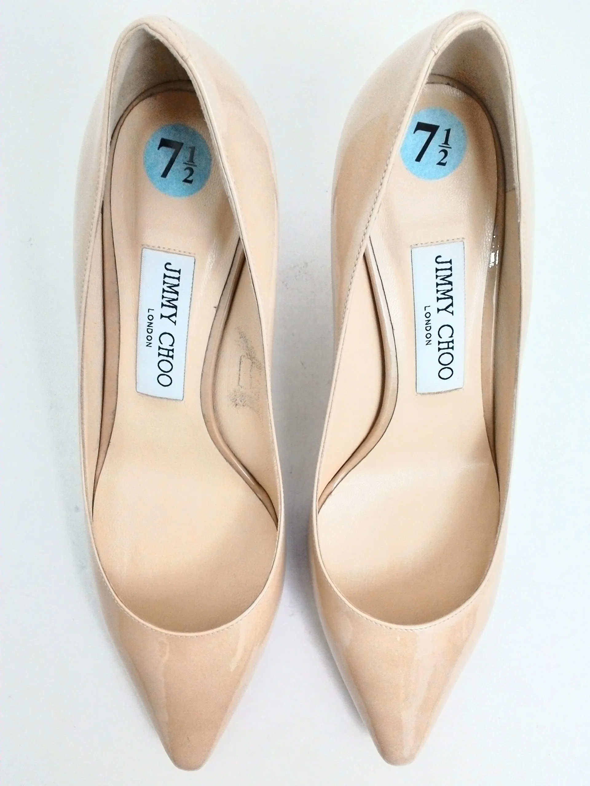 Jimmy Choo Women's Beige/Nude Heels Size 37.5