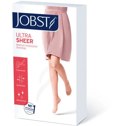 JOBST® UltraSheer Women's Knee High 15-20 mmHg, Open Toe