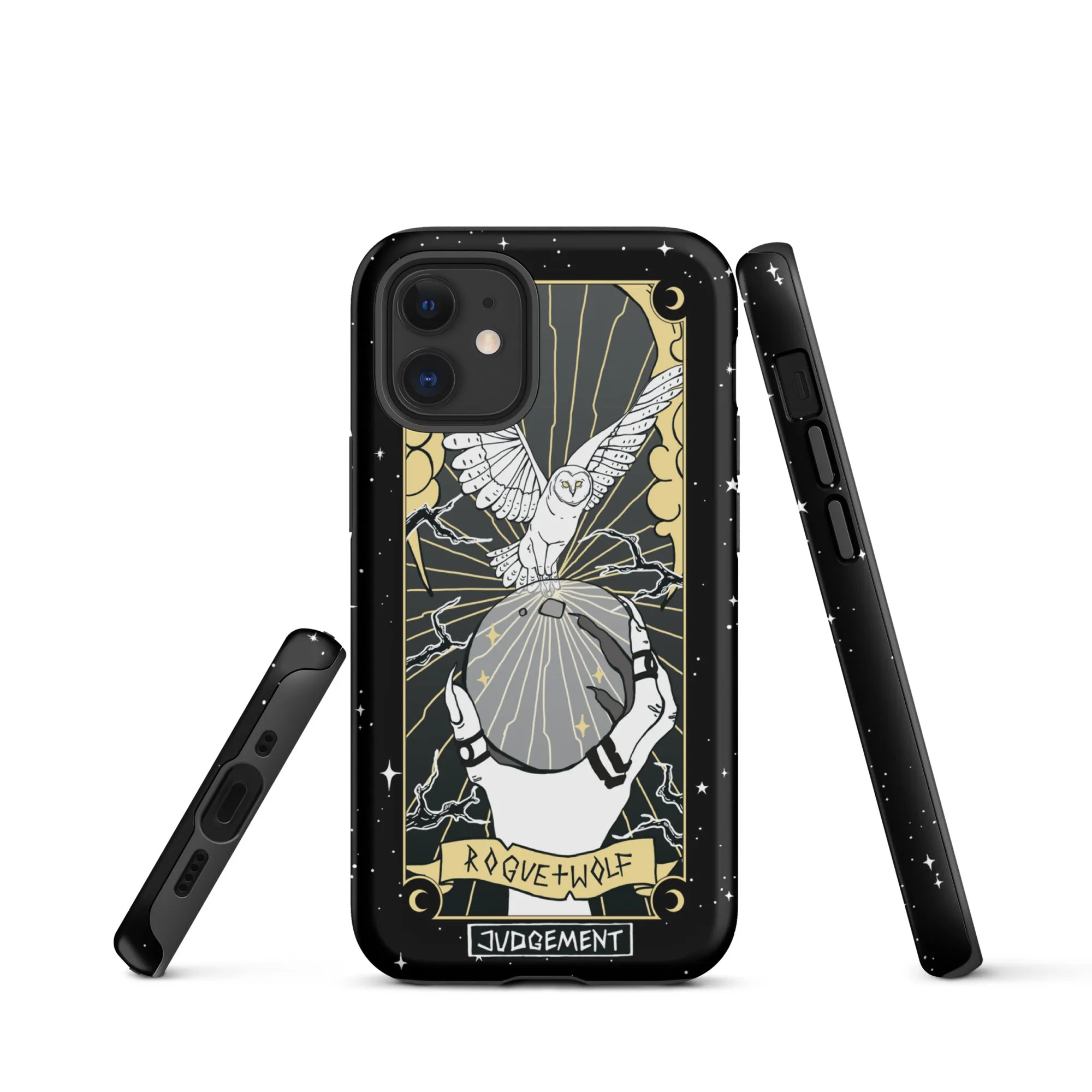 Judgement Tarot Tough iPhone Case - Witchy Goth Shockproof Anti-Scratch Phone Cover Accessory