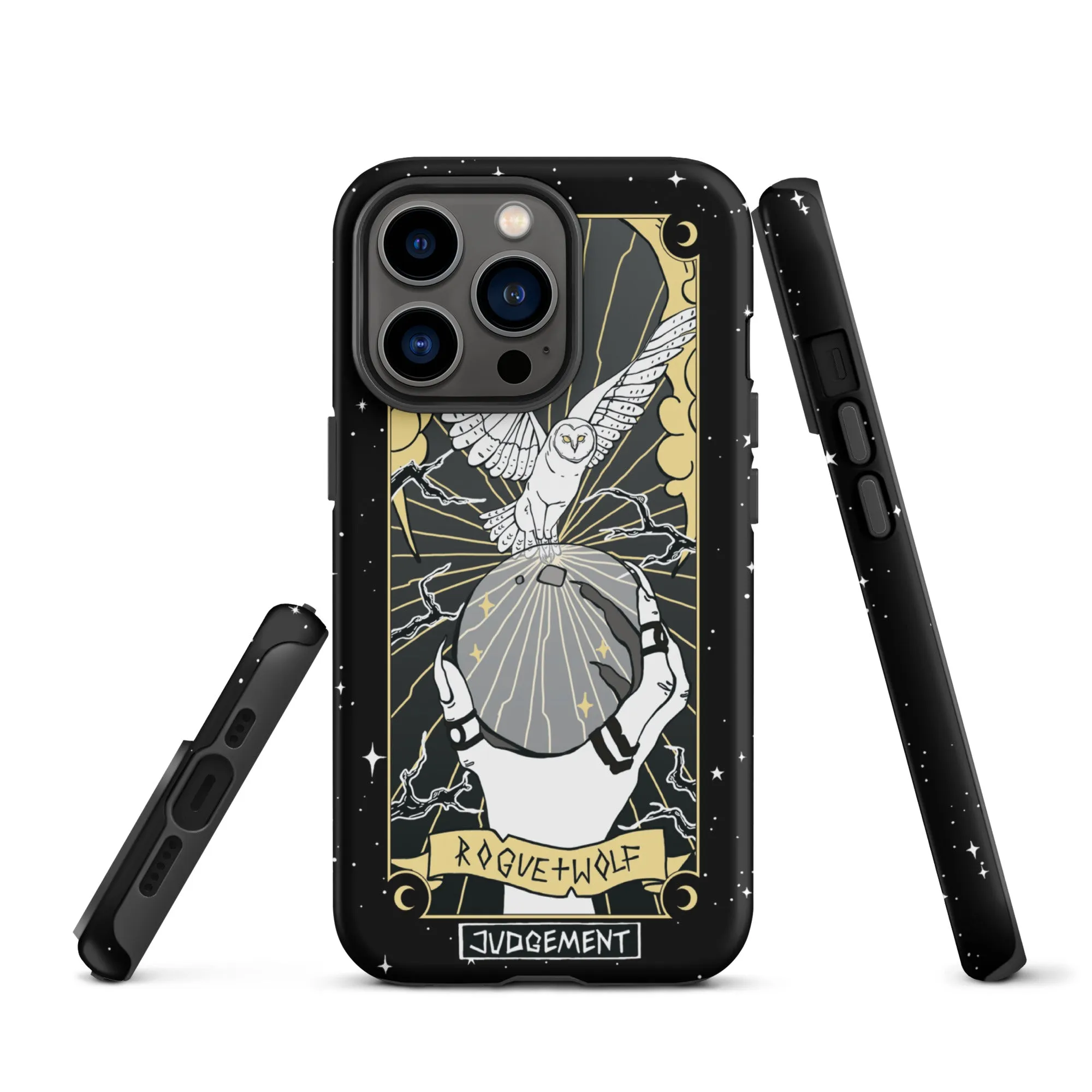 Judgement Tarot Tough iPhone Case - Witchy Goth Shockproof Anti-Scratch Phone Cover Accessory