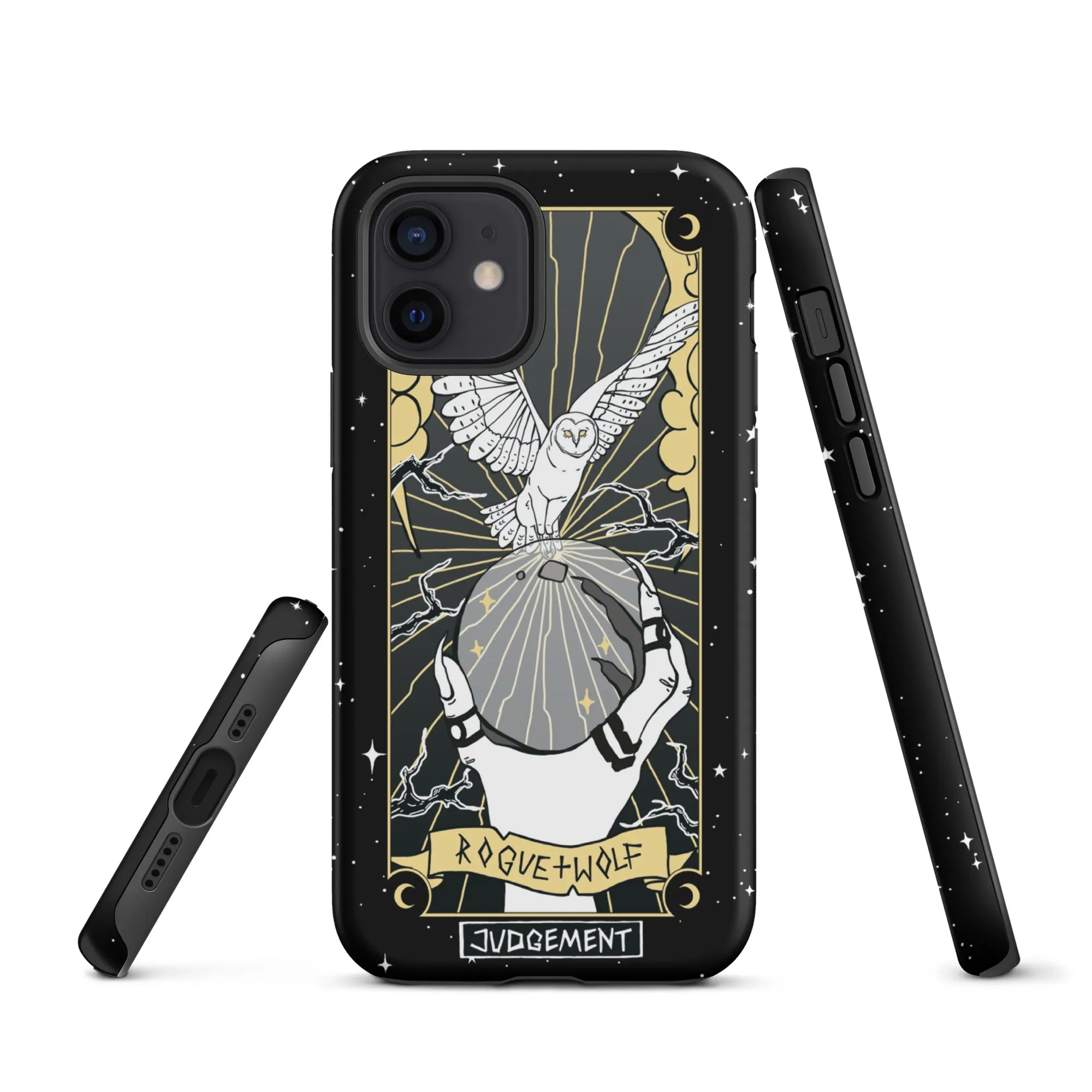 Judgement Tarot Tough iPhone Case - Witchy Goth Shockproof Anti-Scratch Phone Cover Accessory