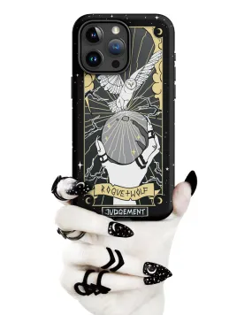 Judgement Tarot Tough iPhone Case - Witchy Goth Shockproof Anti-Scratch Phone Cover Accessory