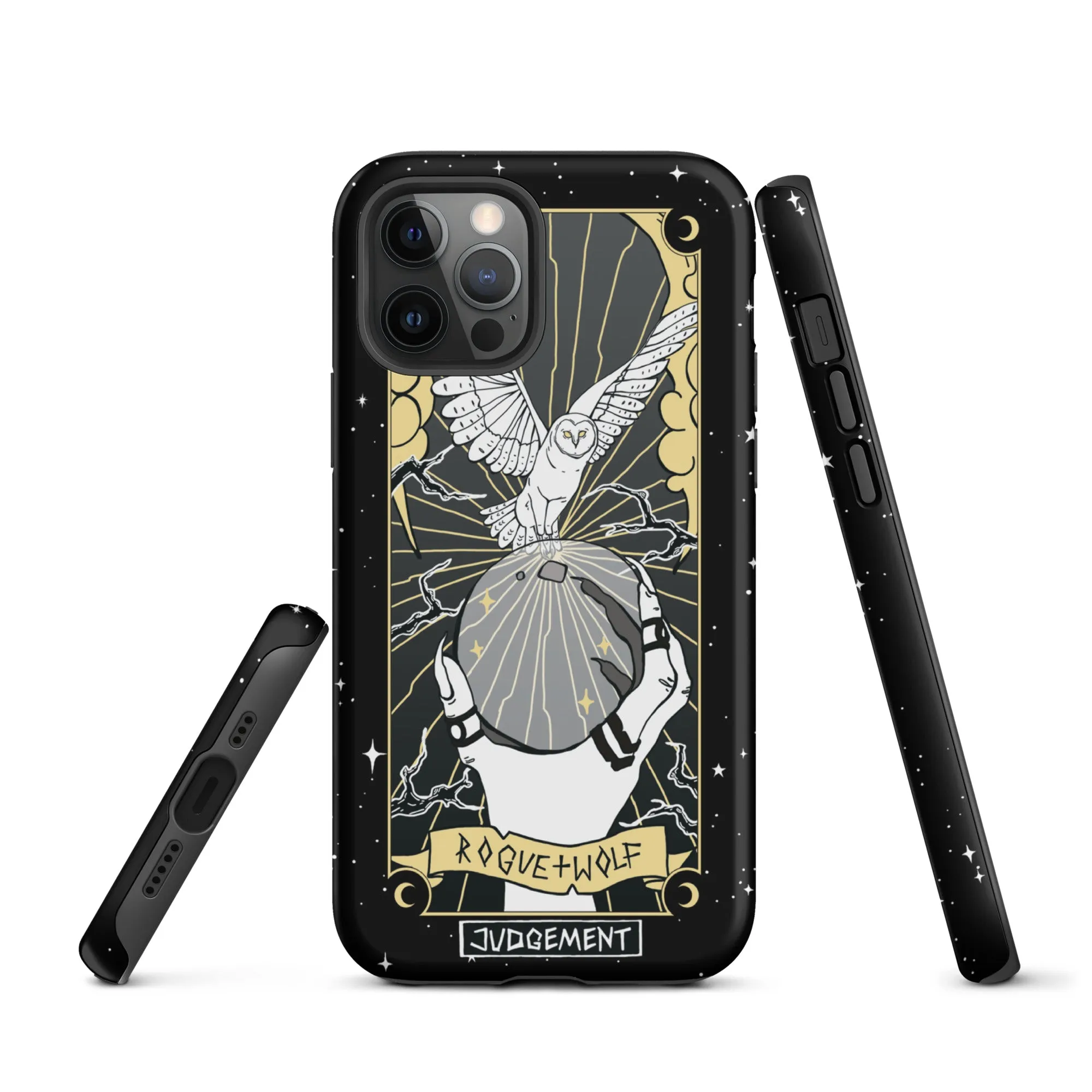 Judgement Tarot Tough iPhone Case - Witchy Goth Shockproof Anti-Scratch Phone Cover Accessory