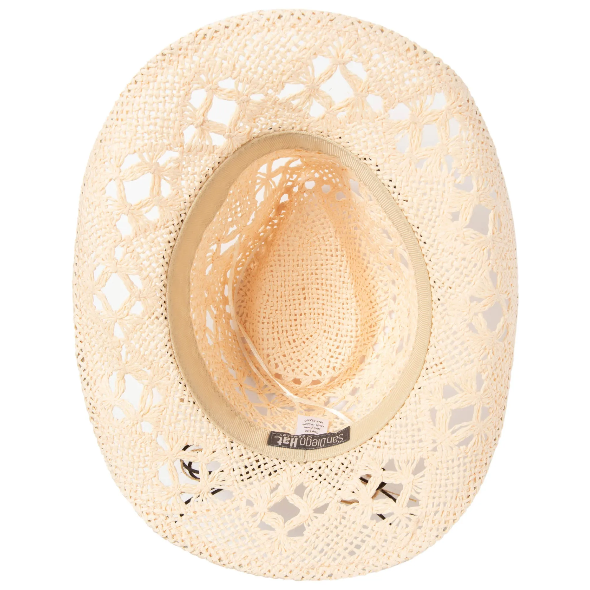 Kids Open Paper Weave Cowboy Hat