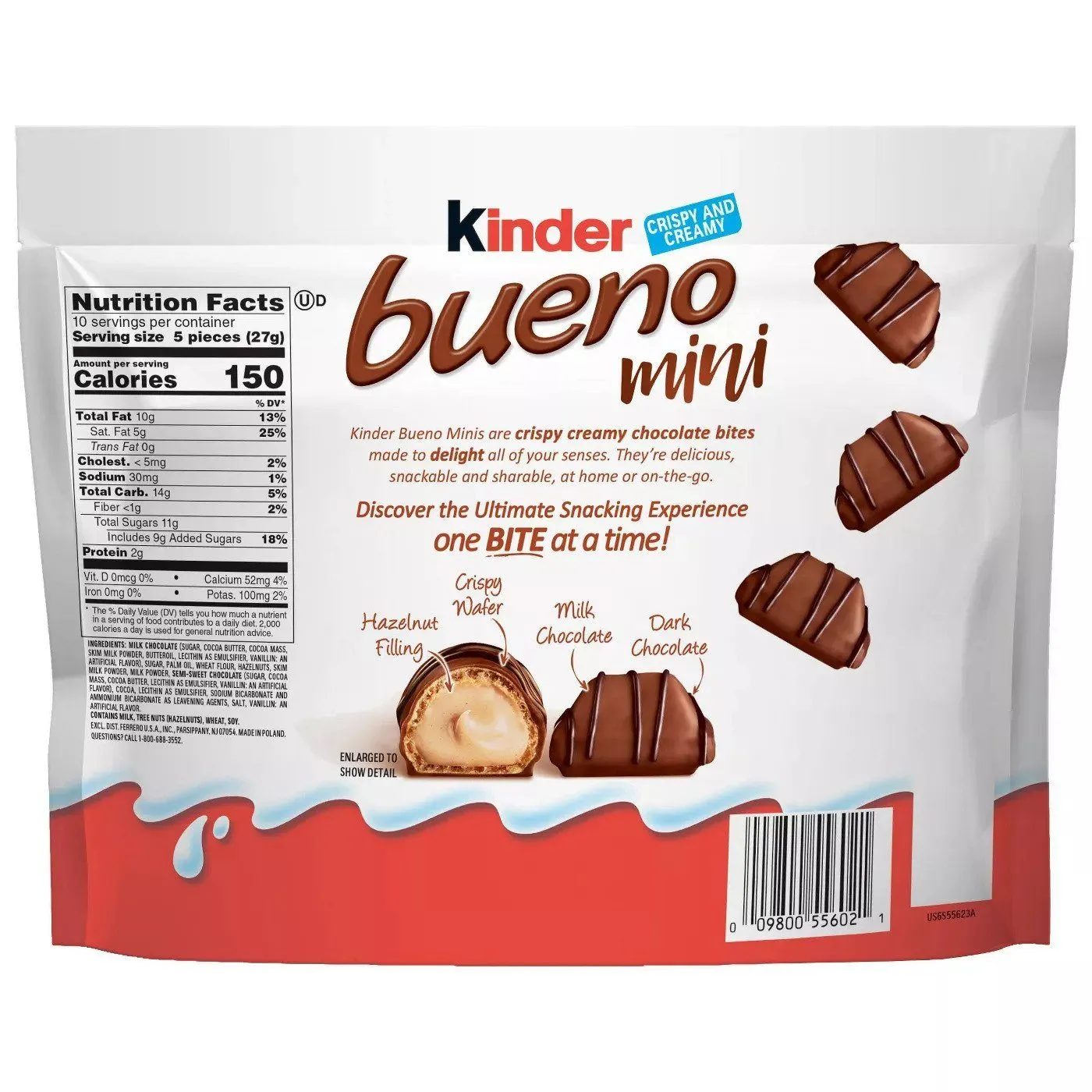 Kinder Bueno Crispy Creamy Chocolate