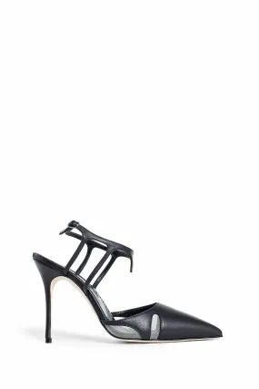 MANOLO BLAHNIK WOMAN BLACK PUMPS