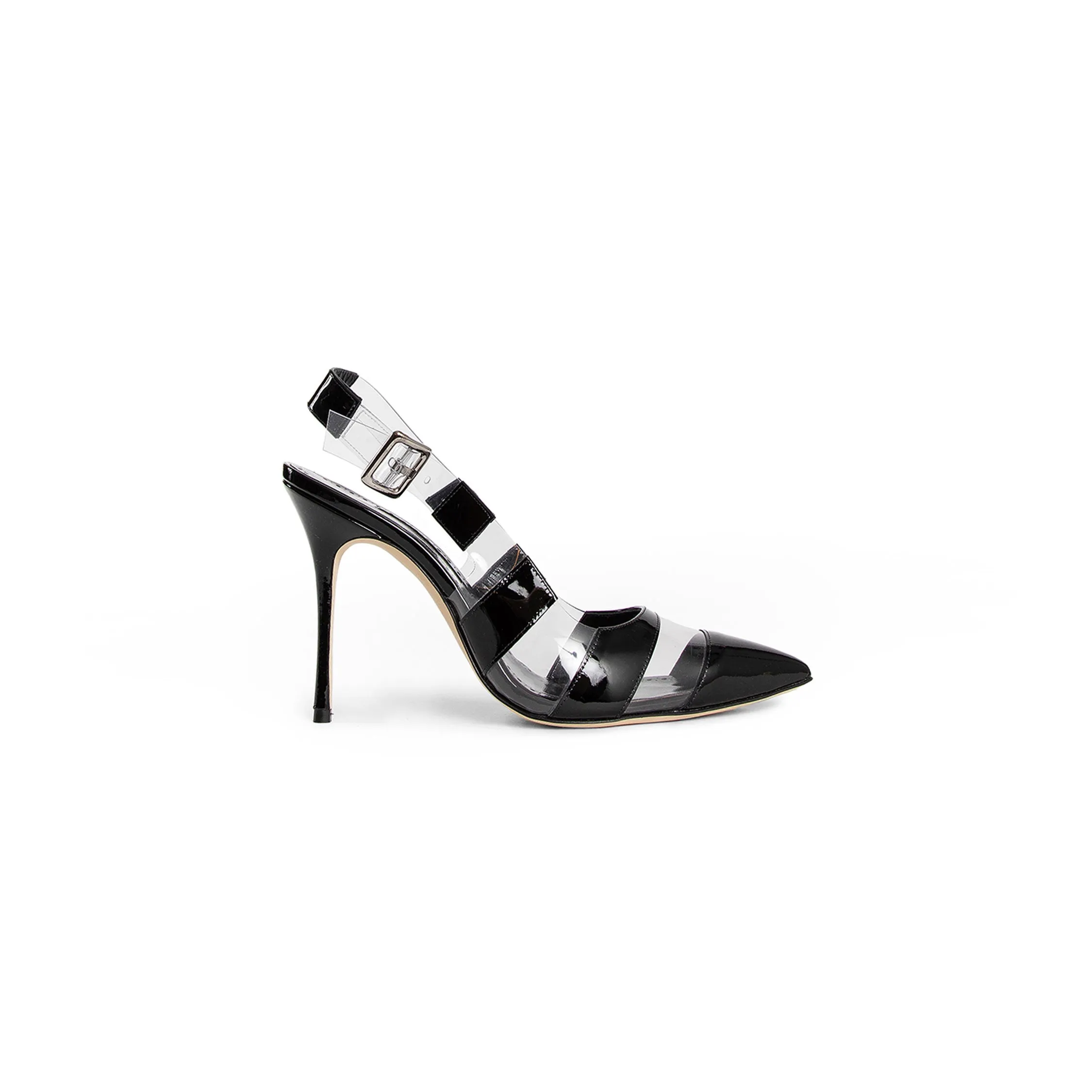 MANOLO BLAHNIK WOMAN BLACK PUMPS