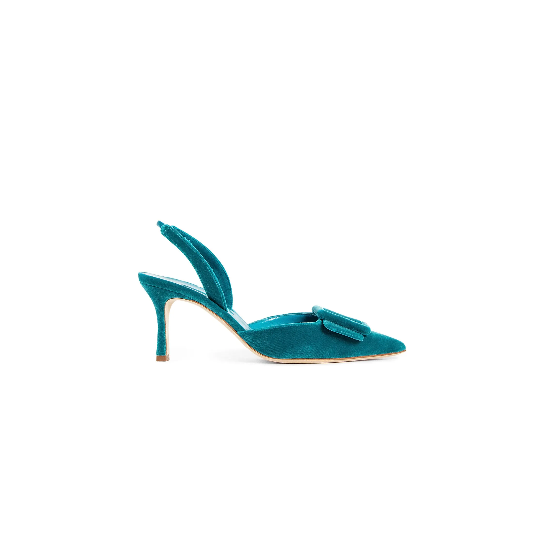 MANOLO BLAHNIK WOMAN BLUE PUMPS