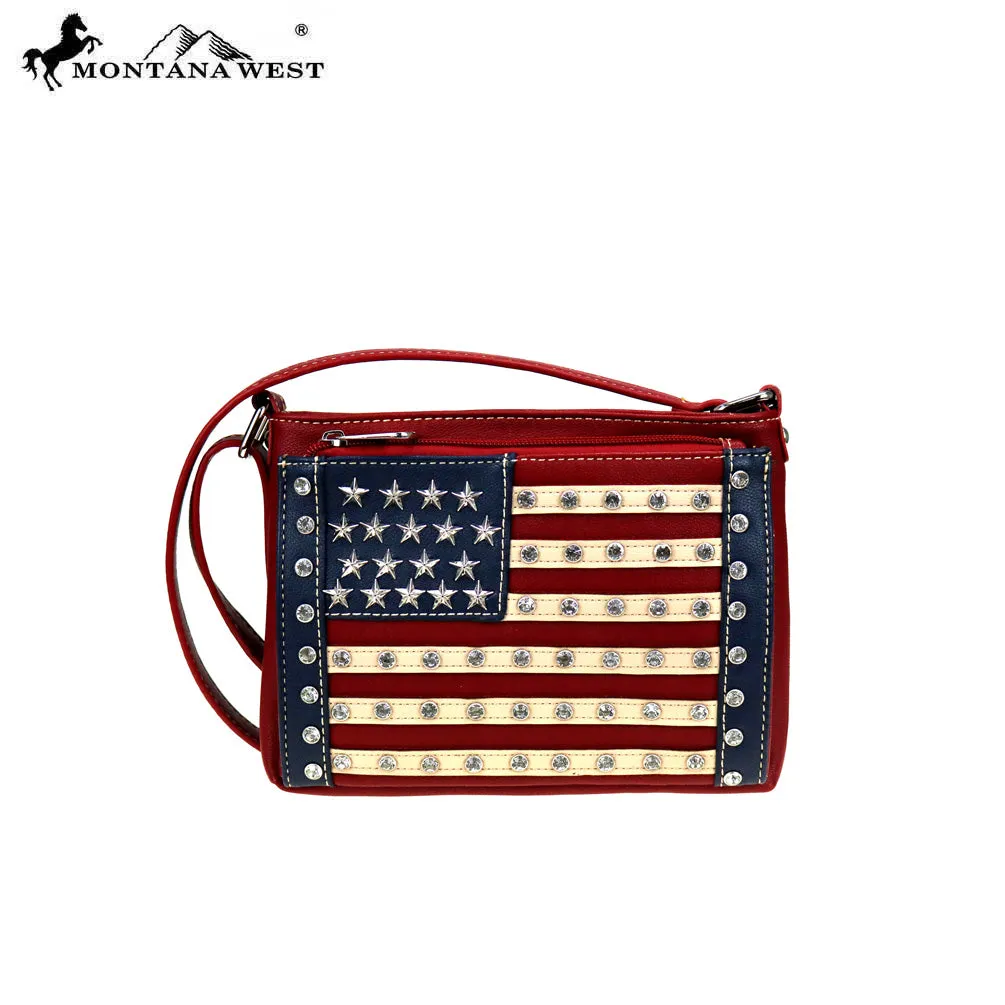 Montana West American Pride Organizer Crossbody Bag