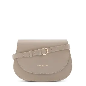 Montmartre Madelon taupe vegetable tanned leather crossbody bag