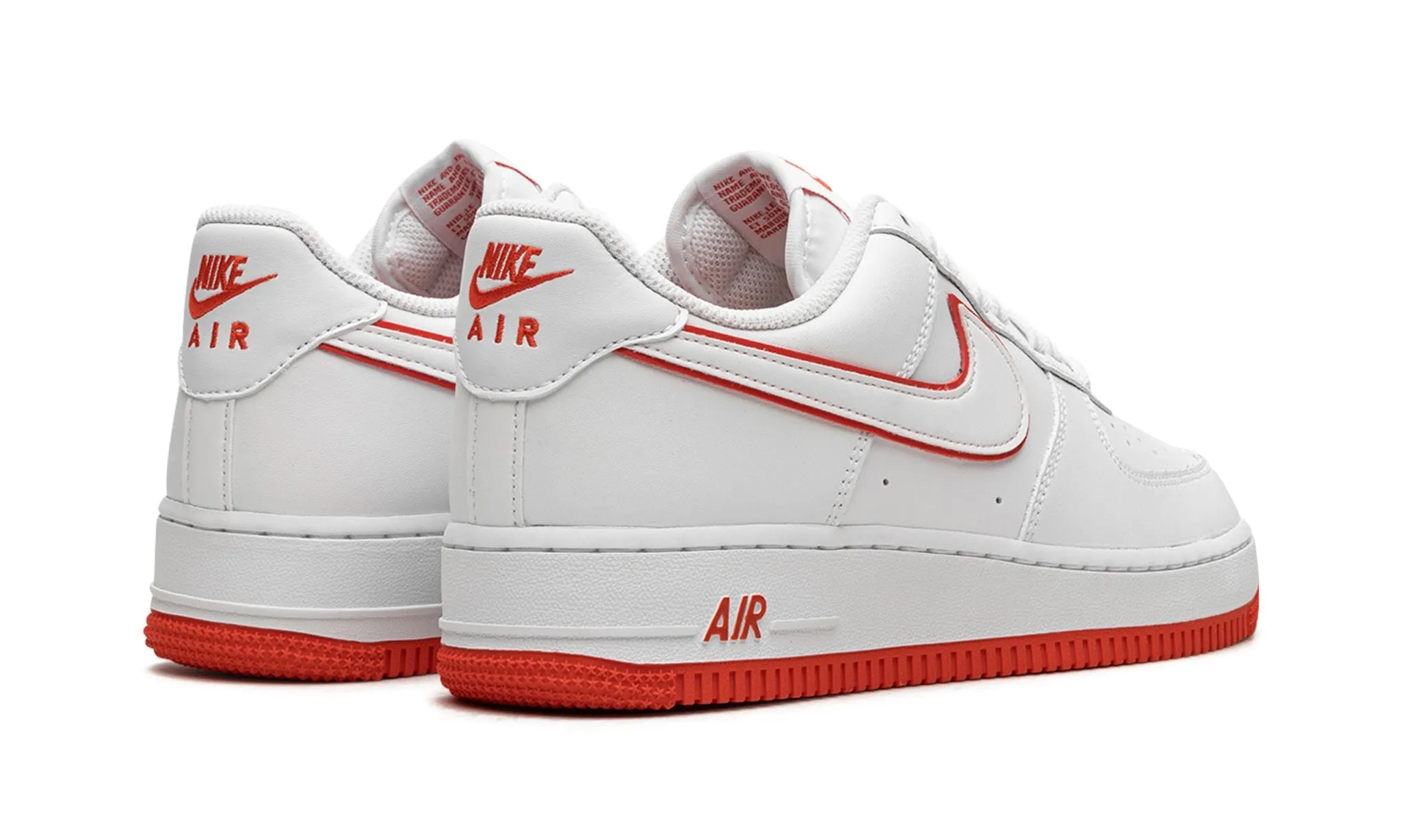 NIKE AIR FORCE 1 LOW WHITE PICANTE RED