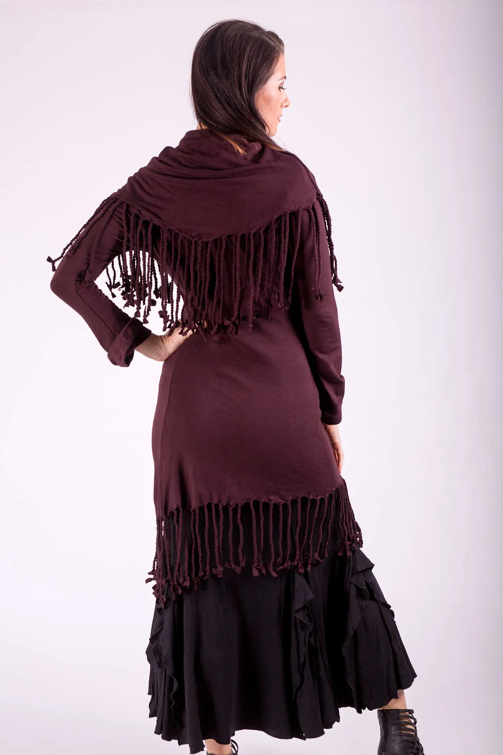 PR Fringe Tunic - Plum