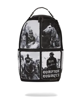 Sprayground Compton Cowboys Home on the Range Backpack - Black / White