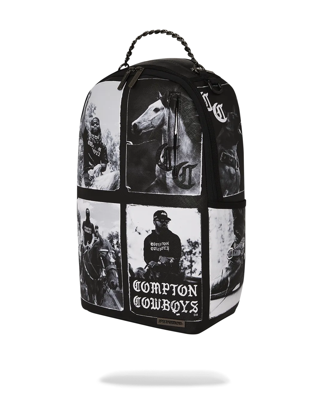 Sprayground Compton Cowboys Home on the Range Backpack - Black / White