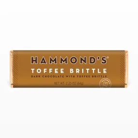 Toffee Brittle Dark Chocolate Bar