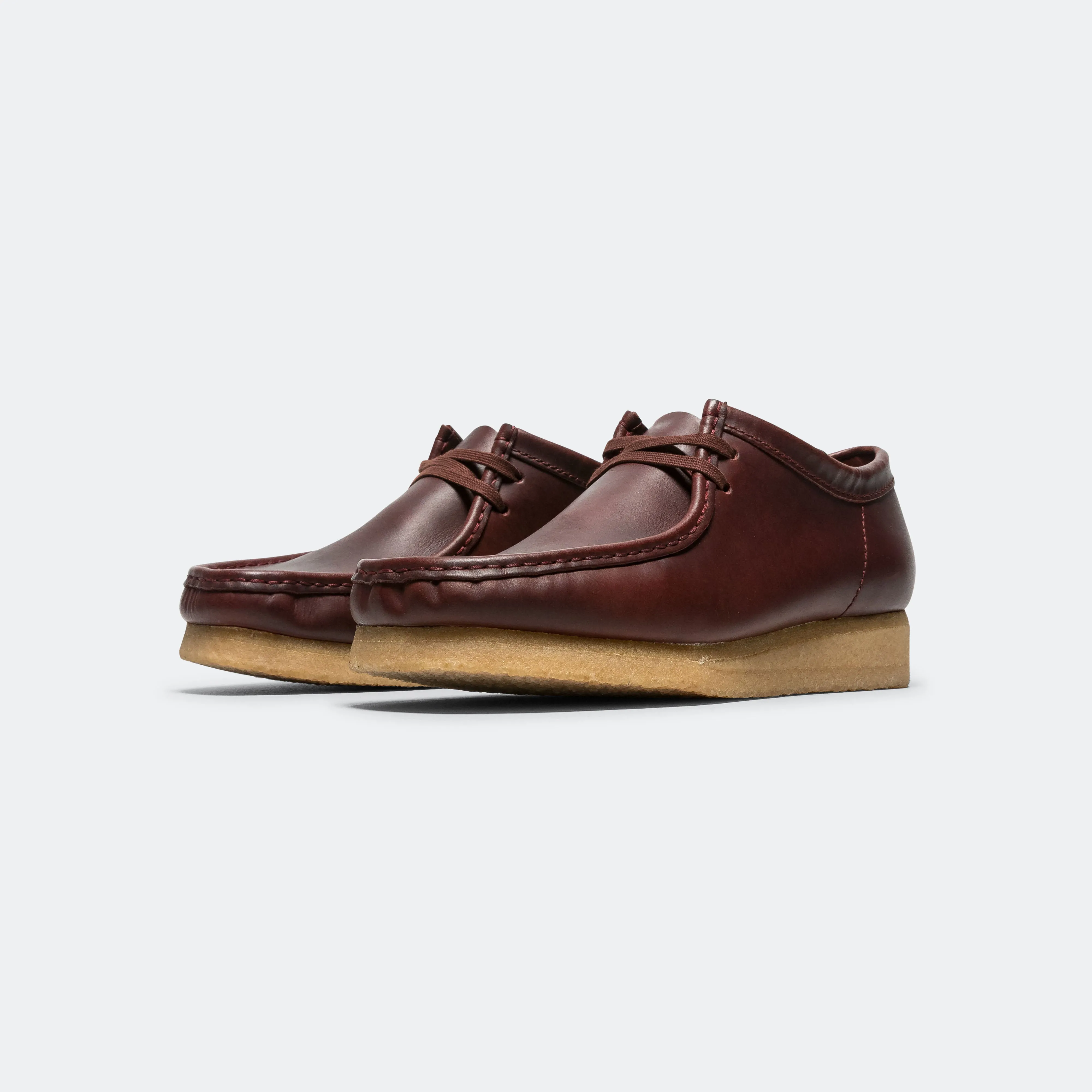 Wallabee - Deep Red Leather