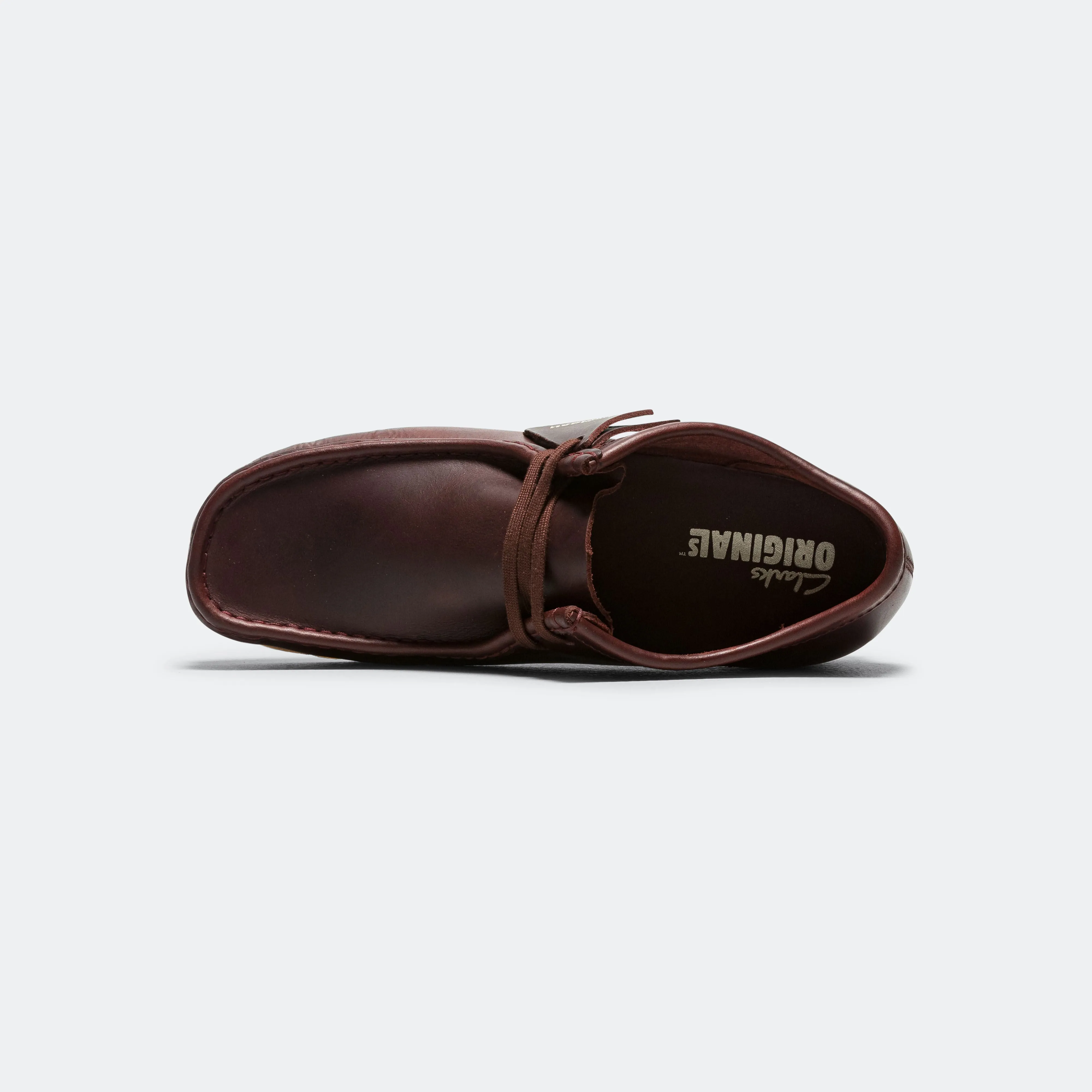 Wallabee - Deep Red Leather