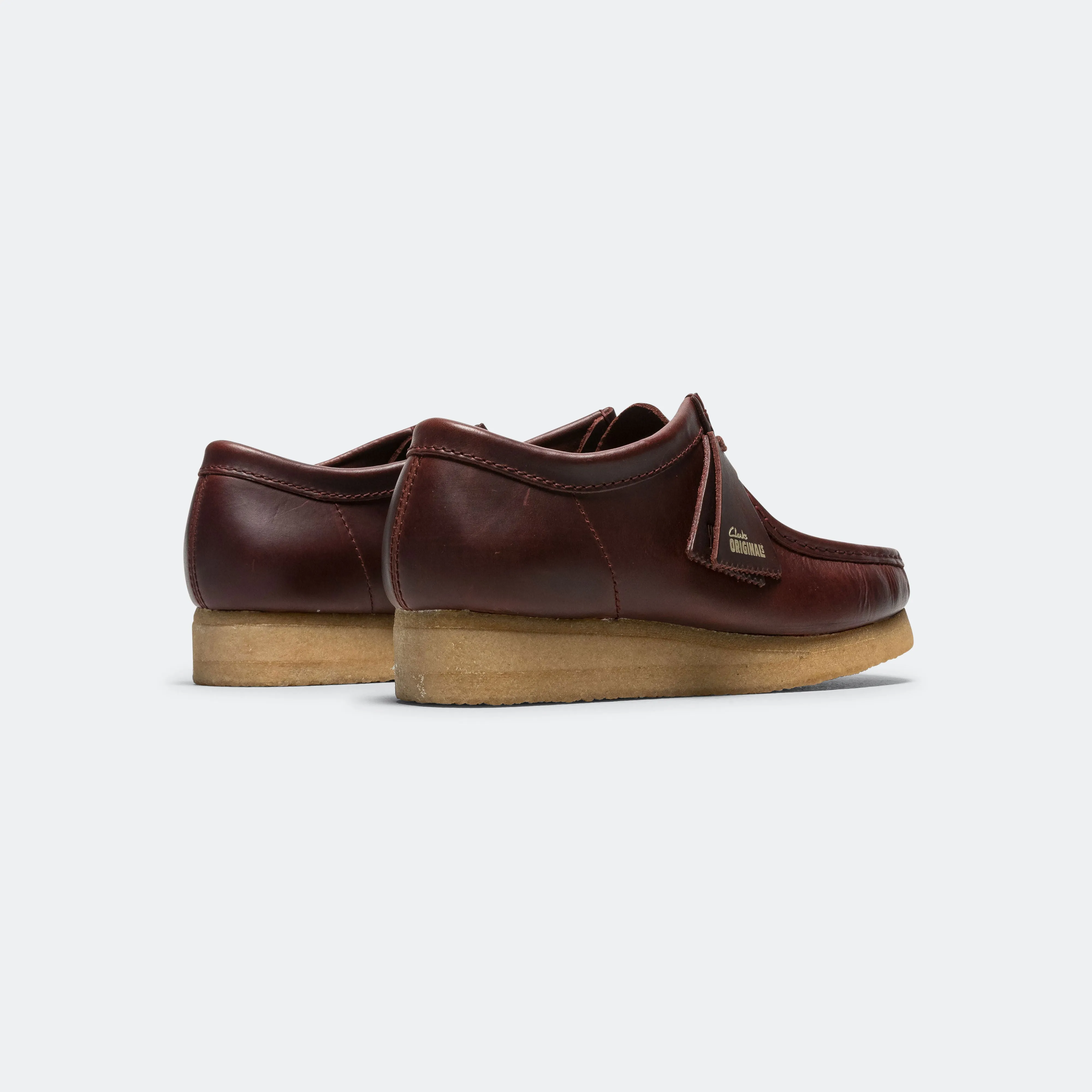 Wallabee - Deep Red Leather