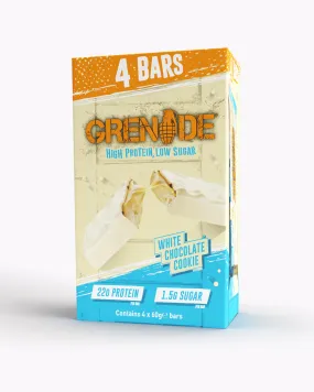 White Chocolate Cookie Protein Bar - 4 Pack